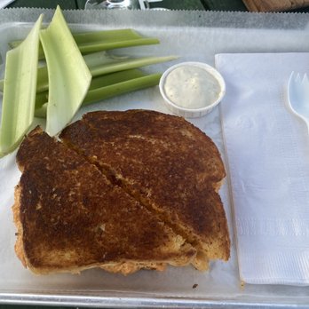 Fireforge Crafted Beer - Buffalo Chicken dip grilled cheese - Breweries Near Me - Greenville, South Carolina Fireforge Crafted Beer - Buffalo Chicken dip grilled cheese - Breweries Near Me - Greenville, South Carolina