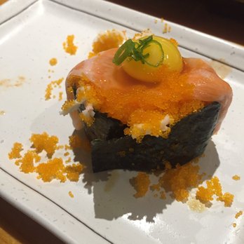 Chobop - Salmon boat. Wife ate the other one. I almost forgot to take a picture before it all exploded in my mouth. Yummy. - Sushi Bars Near Me - Costa Mesa, California Chobop - Salmon boat. Wife ate the other one. I almost forgot to take a picture before it all exploded in my mouth. Yummy. - Sushi Bars Near Me - Costa Mesa, California