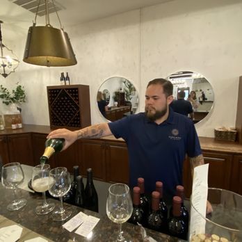 Danza del Sol Winery - Ben pouring our tastings!! - Wine Tours Near Me - Temecula, California Danza del Sol Winery - Ben pouring our tastings!! - Wine Tours Near Me - Temecula, California