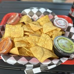 Taco Mar - Chips, Guacamole and Salsa Trio