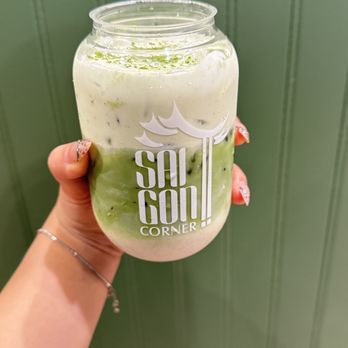 Petit Saigon Corner - Matcha Latte - Vietnamese Near Me - Westminster, California