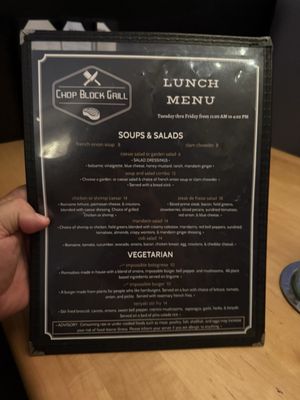 Menu photo 1 Chop Block Grill Brooksville, FL