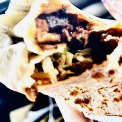 Los Tacos Locos - First bite is all you need to see... full of meat and all kids of yumminess!!