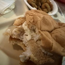 My bad I took a bite of the fish sandwich.