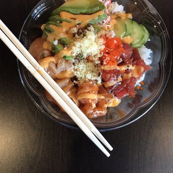 Poke Fish - Rainbow Salmon - Poke Near Me - Ann Arbor, Michigan