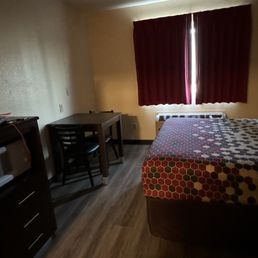 Table near end of bed