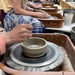 Our basic wheel class teaches you to center and throw!