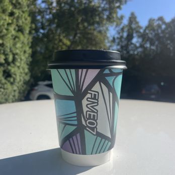 Five07 Coffee Bar and Eatery - Maple leaf latte - Coffee & Tea Near Me - Thousand Oaks, California