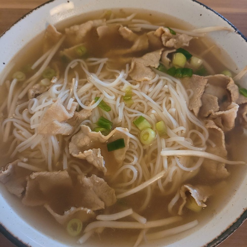 Delivery pho...tons of meat and noodles. A good fillings to broth ratio!