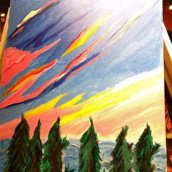 Muse Paintbar - Tribeca - Finished painting - Paint & Sip Near Me - New York, New York Muse Paintbar - Tribeca - Finished painting - Paint & Sip Near Me - New York, New York