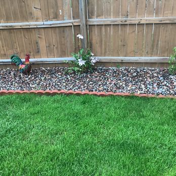 Luna Brothers Landscaping - Stones are wet in these pictures. It's been raining a lot!! - Gardeners Near Me - Racine, Wisconsin Luna Brothers Landscaping - Stones are wet in these pictures. It's been raining a lot!! - Gardeners Near Me - Racine, Wisconsin