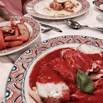 Italy's Best - Shrimp parmigiana, side veggies, shrimp francese in the background - Pizza Near Me - Lakehurst, New Jersey Italy's Best - Shrimp parmigiana, side veggies, shrimp francese in the background - Pizza Near Me - Lakehurst, New Jersey