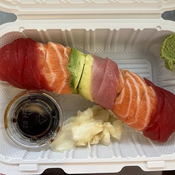 Poki Ya - Rainbow roll - Seafood Near Me - Orange, California