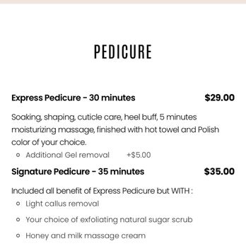 Purity Nail Bar - Express pedi: soaking, heel buff, massage ( I did not get) - Nail Salons Near Me - Boston, Massachusetts