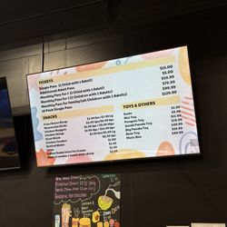 T&B Play - Menu