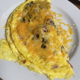 Bacon, sausage and ham  omelet