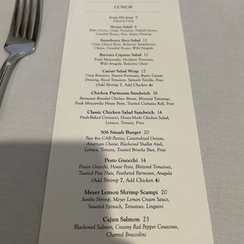 Restaurant506 - Menu - New American Near Me - Arlington, Texas