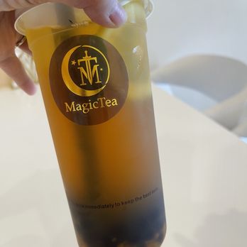 Magic Tea - Peach Green Tea with Boba - Juice Bars & Smoothies Near Me - La Verne, California Magic Tea - Peach Green Tea with Boba - Juice Bars & Smoothies Near Me - La Verne, California
