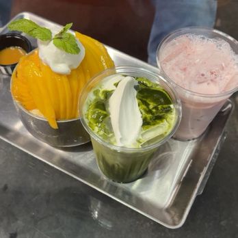 Cafe Upper - Mango ice dessert, Matcha einspanner, Strawberry milk - Cafes Near Me - Los Angeles, California Cafe Upper - Mango ice dessert, Matcha einspanner, Strawberry milk - Cafes Near Me - Los Angeles, California