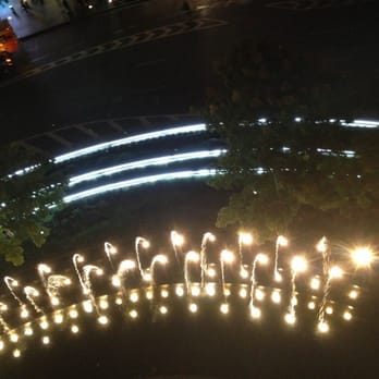 Columbus Circle - View of the fountains from the too - Landmarks & Historical Buildings Near Me - New York, New York