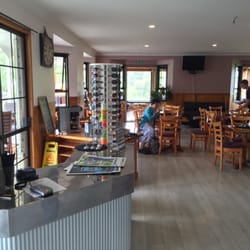 The Coffeepot - Inside - lots of tables and chairs, nice warm atmosphere.