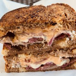 Porterhouse - Reuben with Swiss cheese, sauerkraut and pastrami.