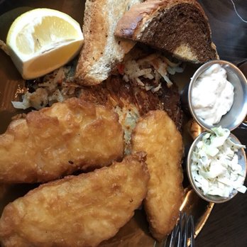 Brick & Bourbon - Fish n' Hash Browns - New American Near Me - Stillwater, Minnesota