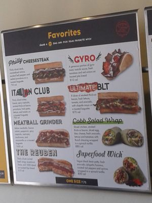 Menu photo 5 Which Wich Albuquerque, NM