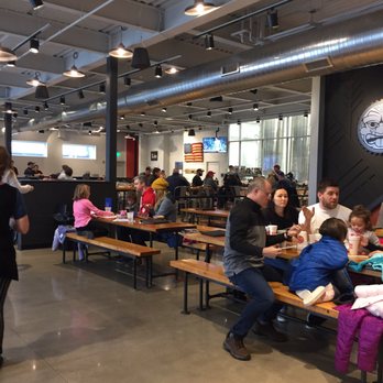 Fishers Test Kitchen - Seating area in the Test Kitchen/Sun King shared space - Food Court Near Me - Fishers, Indiana