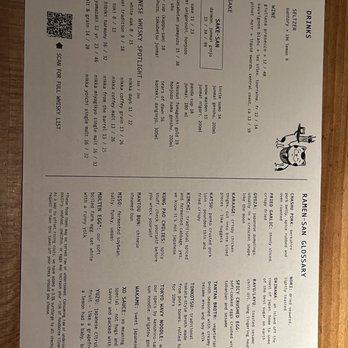 RAMEN-SAN - Menu - Ramen Near Me - Chicago, Illinois RAMEN-SAN - Menu - Ramen Near Me - Chicago, Illinois