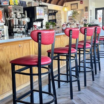 Sides Grill Diner & Cafe - red bar stools - Diners Near Me - Long Branch, New Jersey Sides Grill Diner & Cafe - red bar stools - Diners Near Me - Long Branch, New Jersey