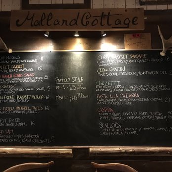 Mallard Cottage - Menu - Canadian (New) Near Me - St. John's, Newfoundland and Labrador