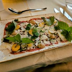 The Carillon - Wagyu Beef Carpaccio. $14.00.