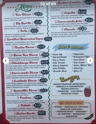 Menu photo 1 Taquero Mucho Lansing, MI