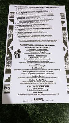 Menu photo 1 La Cabana Mexican Restaurant & Bar Fleischmanns, NY Menu photo 1 La Cabana Mexican Restaurant & Bar Fleischmanns, NY