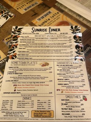 Menu photo 2 Sunrise Diner Ocean City, MD Menu photo 2 Sunrise Diner Ocean City, MD