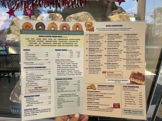 Menu photo 1 Bagel University Vineland, NJ