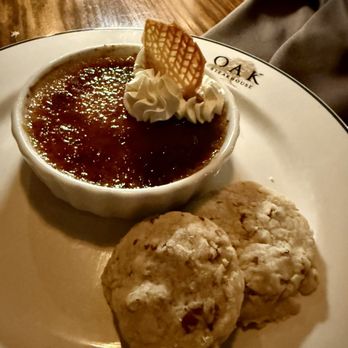 Oak Steakhouse - Crème Brûlée - New American Near Me - Alpharetta, Georgia Oak Steakhouse - Crème Brûlée - New American Near Me - Alpharetta, Georgia