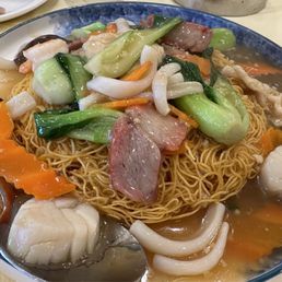 Hong Kong Style Pan-fried Noodle 港式招牌煎面