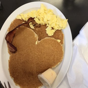 Florence Cafe - Kids 2-pancakes & bacon with a side order of scrambled eggs - Cafes Near Me - Florence, Arizona Florence Cafe - Kids 2-pancakes & bacon with a side order of scrambled eggs - Cafes Near Me - Florence, Arizona