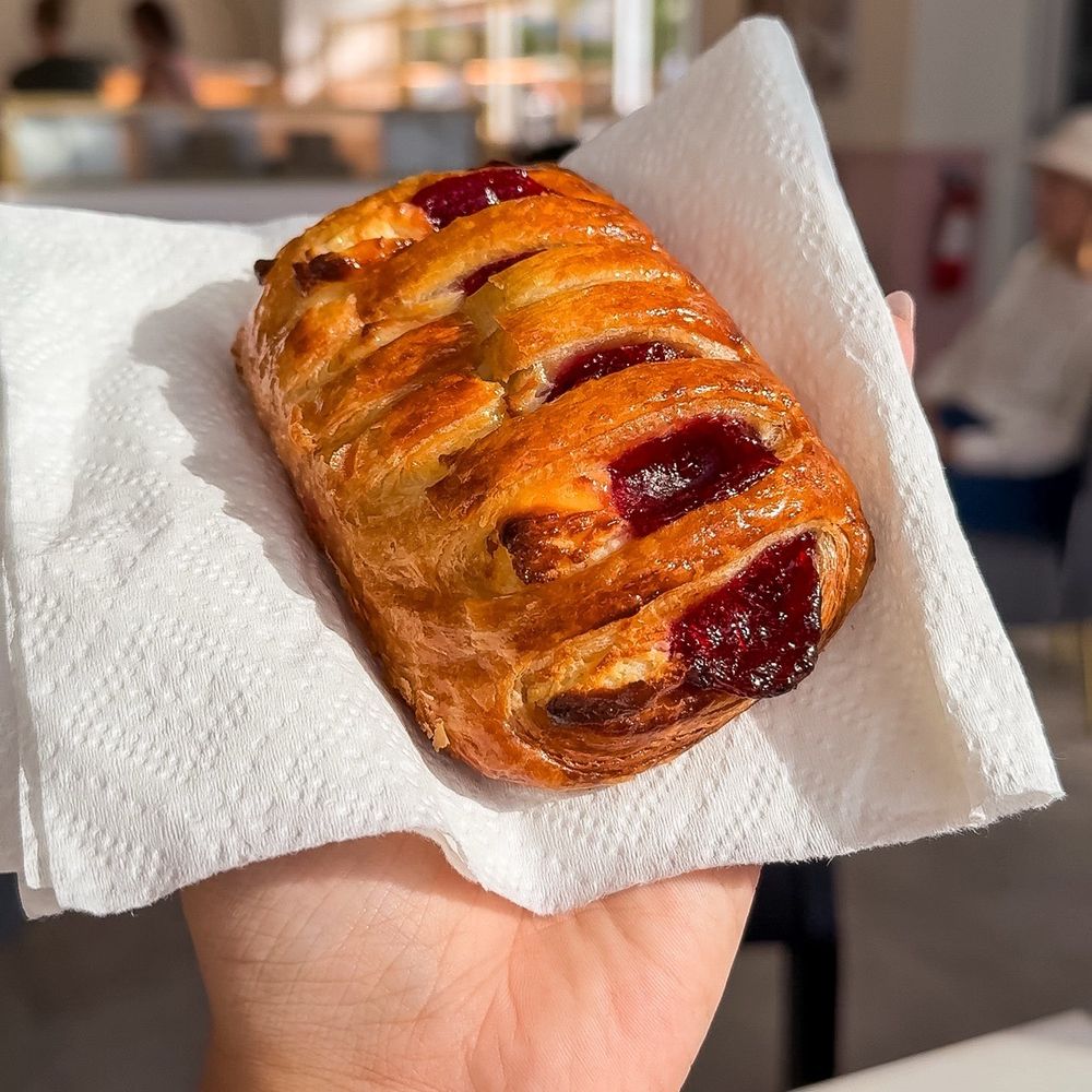 Tous Les Jours - Greek yogurt cherry danish - Coffee & Tea Near Me - Wesley Chapel, Florida Tous Les Jours - Greek yogurt cherry danish - Coffee & Tea Near Me - Wesley Chapel, Florida