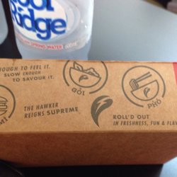 Roll'd Vietnamese Food - Menu on the box