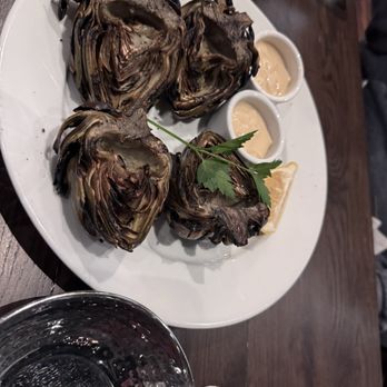 Walt's Wharf - Oak Grilled Artichoke - Seafood Near Me - Seal Beach, California