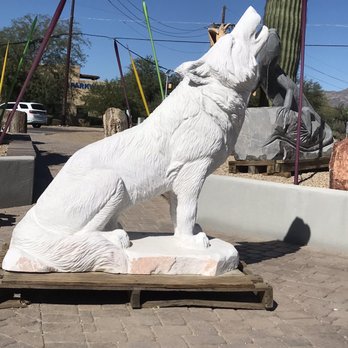 Rare Earth Gallery - Stone coyote sculpture - Art Galleries Near Me - Cave Creek, Arizona Rare Earth Gallery - Stone coyote sculpture - Art Galleries Near Me - Cave Creek, Arizona