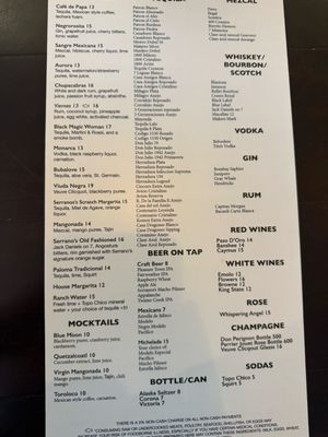 Menu photo 4 Serranos Mexican Grill Anchorage, AK