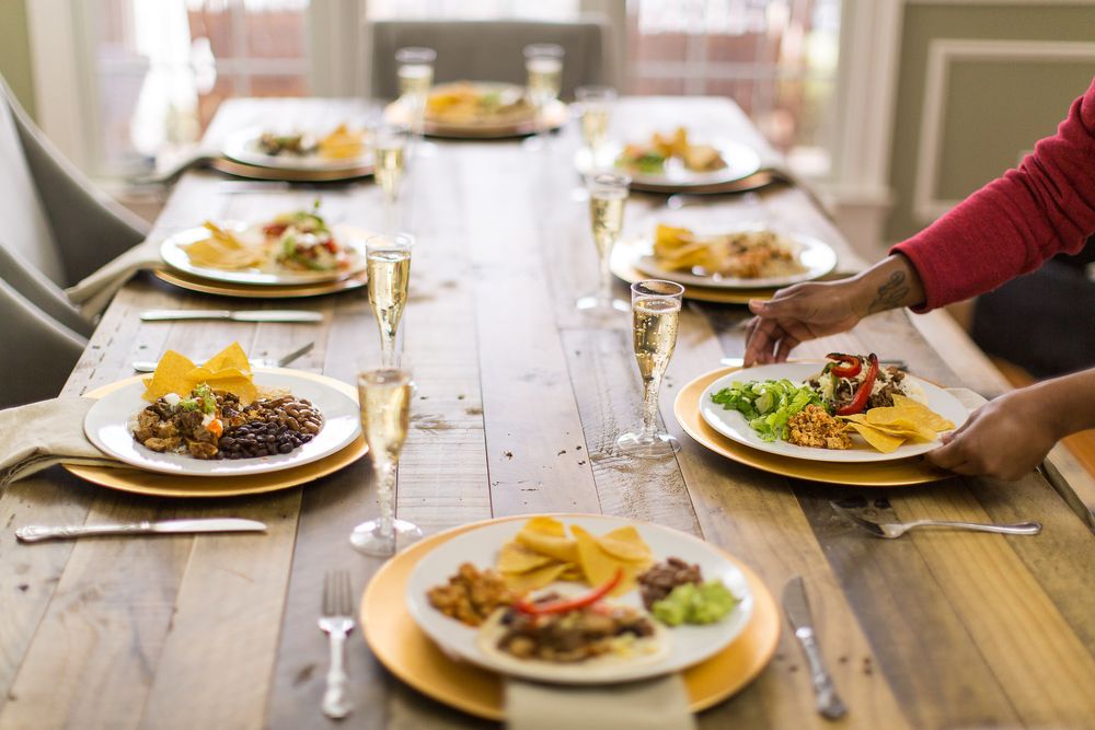 Food from DosBros Fresh Mexican Grill