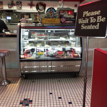 Juke Box Diner - Annandale - Inside entrance & dessert case - Diners Near Me - Annandale, Virginia