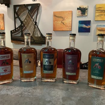 2nd Home Lounge - a row of bottles of whiskey - New American Near Me - Winsted, Connecticut