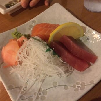 Ikko Sushi - Sashimi sampler with salmon and tuna- super fresh! - Sushi Bars Near Me - Silver Spring, Maryland Ikko Sushi - Sashimi sampler with salmon and tuna- super fresh! - Sushi Bars Near Me - Silver Spring, Maryland