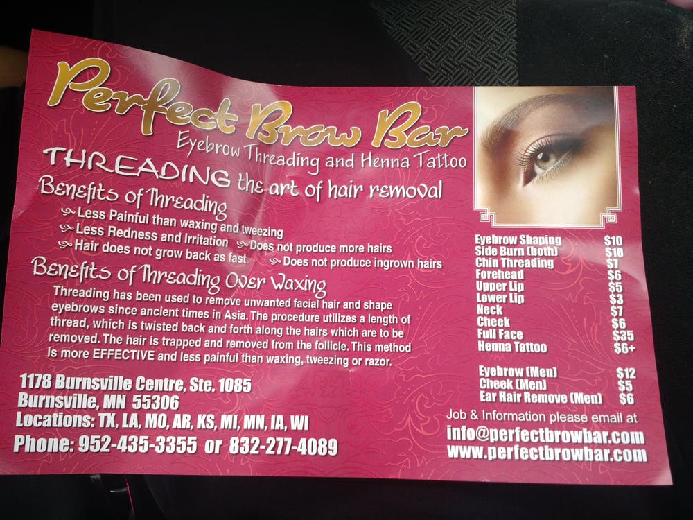 PERFECT BROW BAR Updated July 2024 10 Reviews 1178 Burnsville Ctr